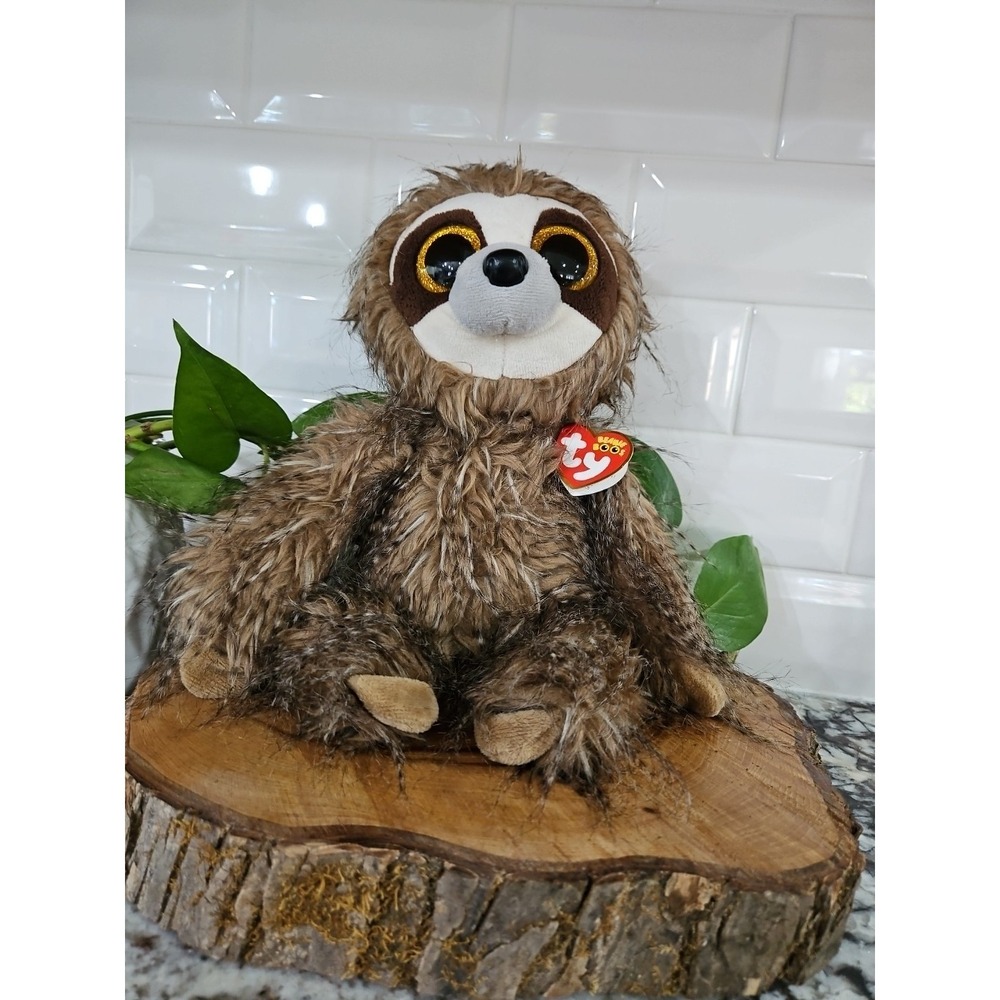 TY Beanie Boos "SULLY" the Sloth Long -haired Medium 9 "‎
